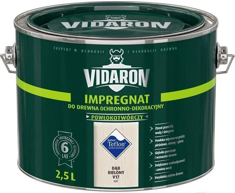 

Пропитка Vidaron Impregnant V17 2.5 л (дуб беленый)