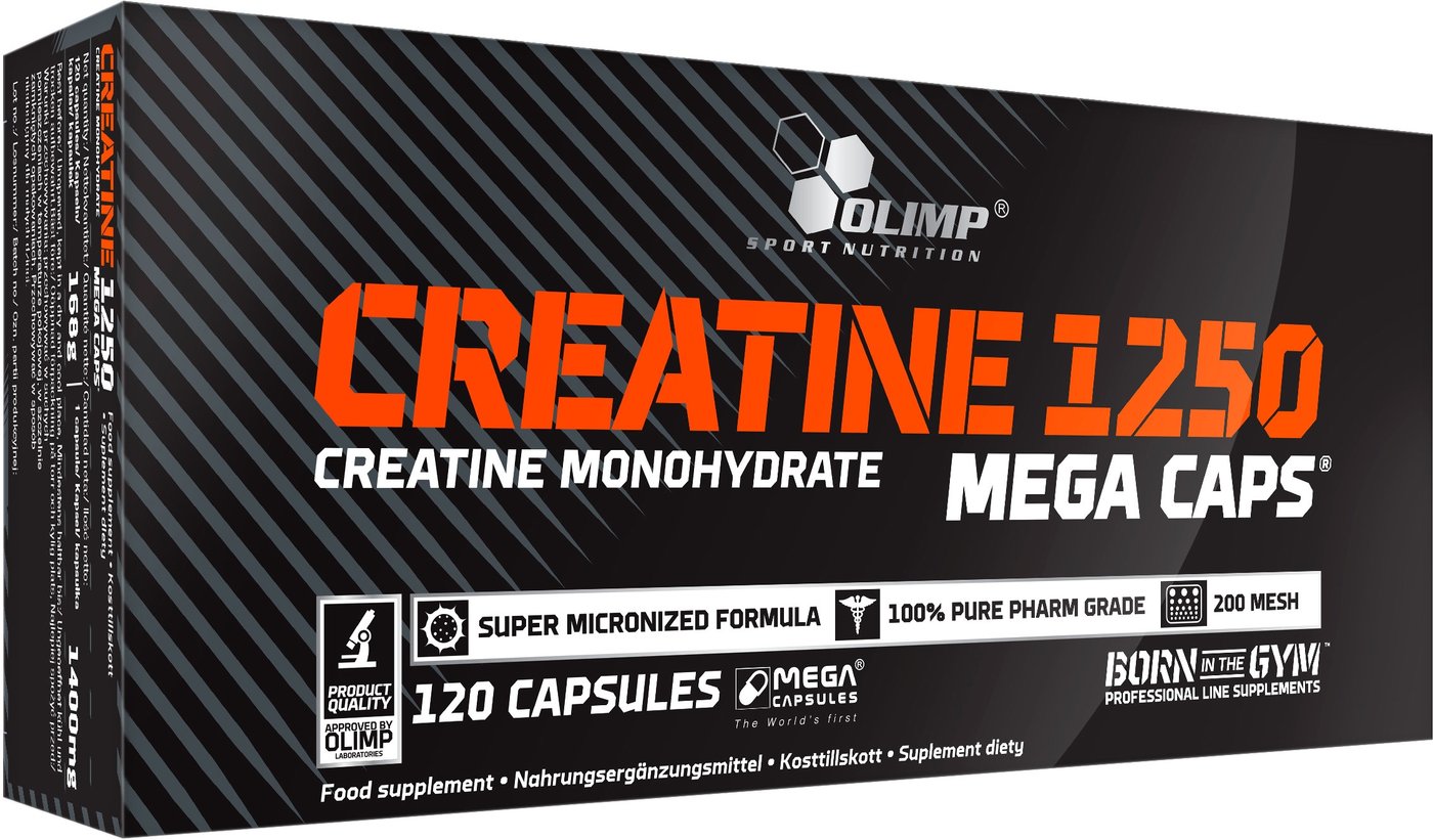 

Моногидрат креатина Olimp Creatine 1250 Mega Caps (120 капсул)