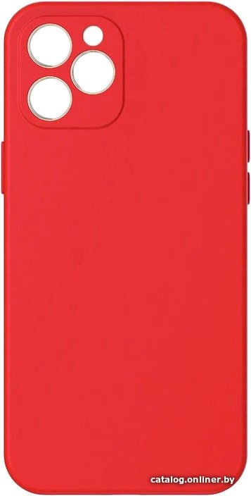 Чехол для телефона Baseus Liquid Silica Gel Protective для iPhone 12 Pro (красный)