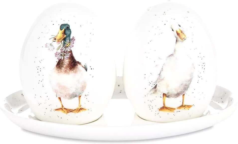 

Набор для масла и уксуса с солонкой и перечницей Royal Worcester Wrendale Designs WN4383-XG