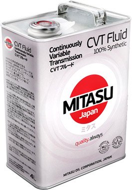 

Трансмиссионное масло Mitasu MJ-322 CVT FLUID 100% Synthetic 4л