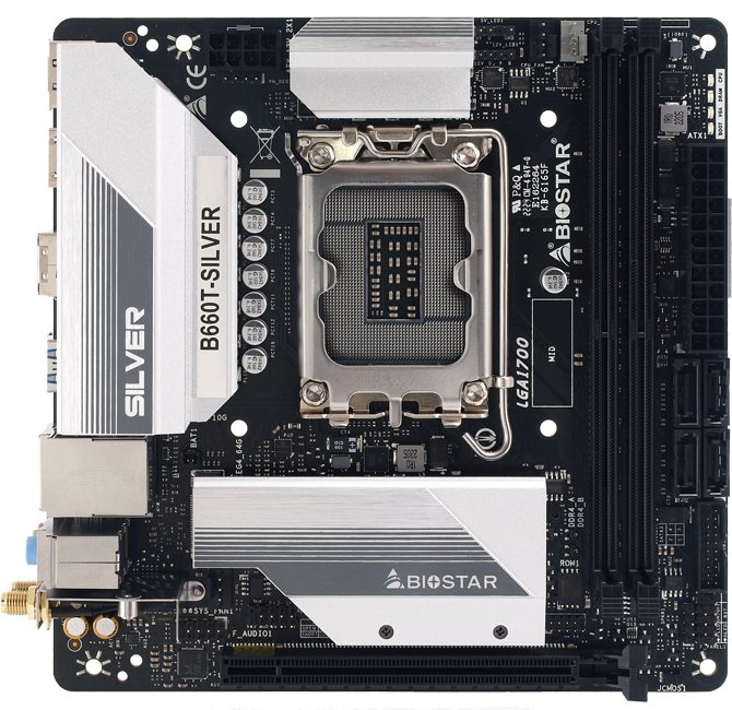 

Материнская плата BIOSTAR B660T-SILVER Ver. 5.0