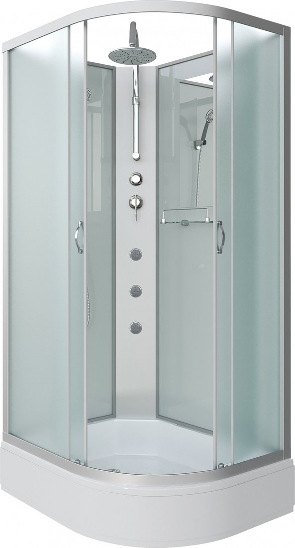 Душевая кабина Niagara NG-33194-14LBKTG 110x90 (матовое стекло)