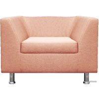 Интерьерное кресло Brioli Дедрик (рогожка, J11 розовый)