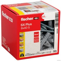 Дюбель универсальный Fischer SX Plus 8X40 S/Screw 568208 (50 шт)