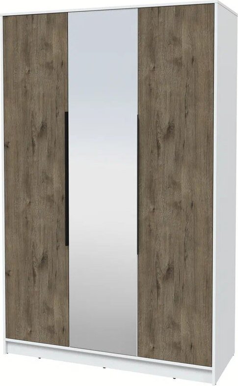 

Шкаф распашной Интерлиния Концепт КТ-Ш3з (дуб веллингтон/белый платинум)