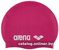 Шапочка для плавания ARENA Classic Silicone Cap 91662 91 (fuchsia/white)