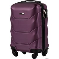 Чемодан-спиннер Wings Peacock 147 50 см (темно-фиолетовый)