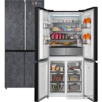 Холодильник side by side Weissgauff WCD 590 Nofrost Inverter Premium Biofresh Rock Glass
