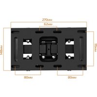 Кронштейн для телевизора Buro MF3 (черный)