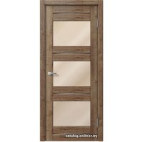 Межкомнатная дверь MDF-Techno Dominika 300 50x200 (дуб галифакс табак/лакобель кремовый)