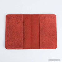 Обложка для паспорта Poshete Герб 681-OP1102003-RED (красный)