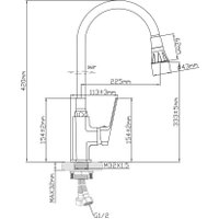 Смеситель AV Engineering AVWIN4-A165-141