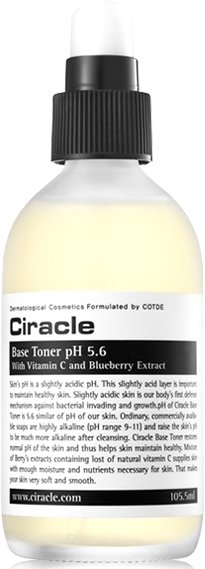 

Ciracle Тонер для лица Base Toner pH 5.6 (105.5 мл)