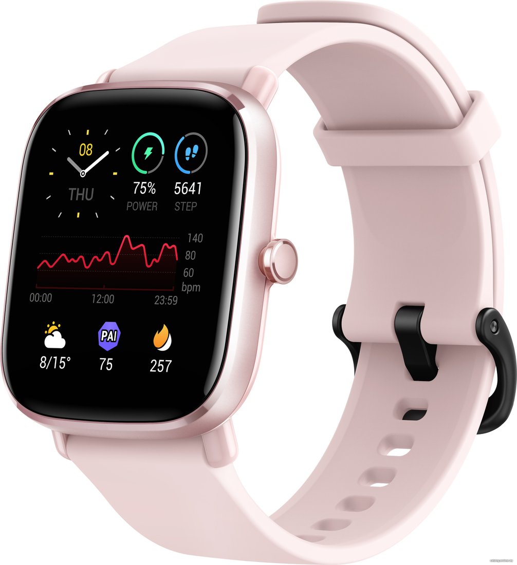 Умные часы Amazfit GTS 2 mini (фламинго розовый)