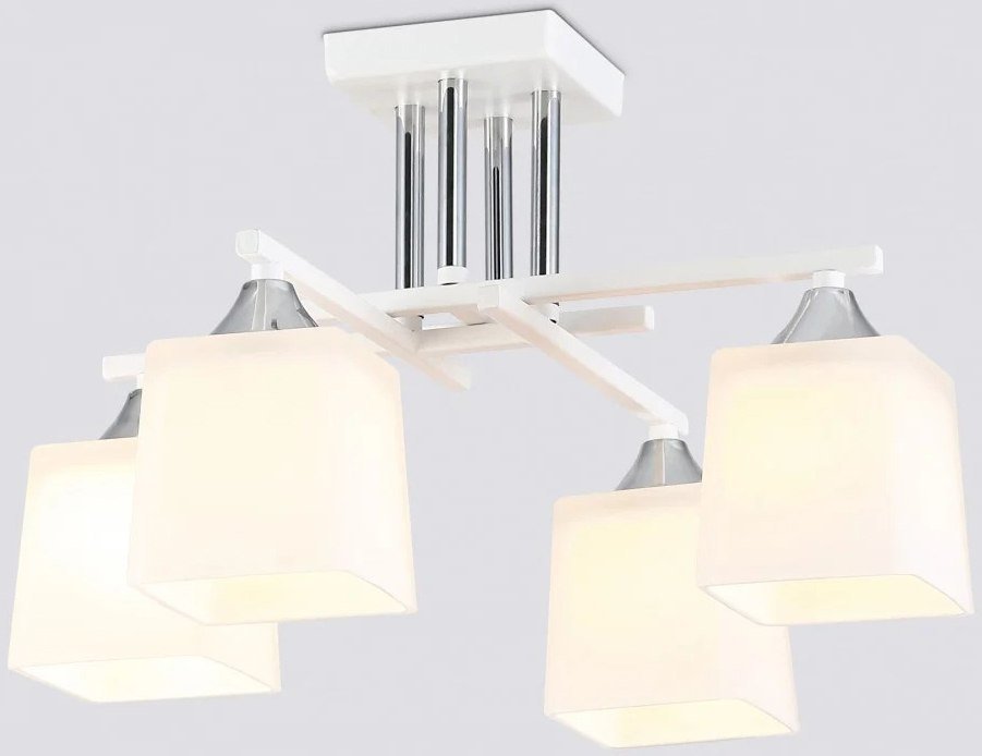 

Люстра средней высоты Ambrella TR303041/4 WH (белый)