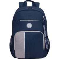 Школьный рюкзак Grizzly RB-355-2 (синий/серый)