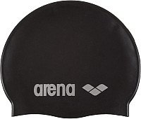 

Шапочка для плавания ARENA Classic Silicone Cap 91662 55 (black/silver)