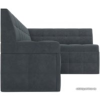 Угловой диван Мебель-АРС Атлантис правый 212x84x135 (велюр серо-синий HB-178 26) в Гомеле