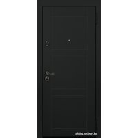 Металлическая дверь Стальная Линия Тетра для квартиры 100 (черный кашемир)