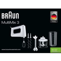 Миксер Braun MultiMix 3 HM 3137 WH
