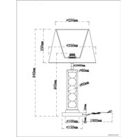 Настольная лампа Arte Lamp A4062LT-1PB
