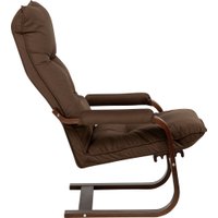 Кресло-качалка Leset Оливер (орех текстура/V 23)