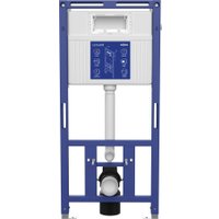 Инсталляция для унитаза Cersanit Aqua 50 Prime P 68178 с кнопкой Accento Circle для Aqua 69078 (кнопка черный матовый)
