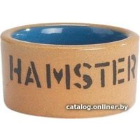 Миска Beeztees 801445 (бежевый/синий)