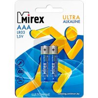 Батарейка Mirex Ultra Alkaline AAA 2 шт LR03-E2