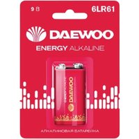 Батарейка Daewoo Energy Alkaline 6LR61 BL-1 (1 шт)