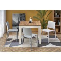 Кухонный стол Halmar Tiago Kwadrat (дуб крафт/белый)