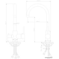 Смеситель Rossinka Silvermix Z35-28 (хром)