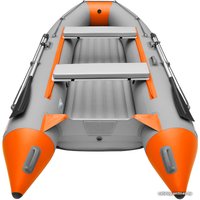 Моторная лодка Roger Boat Trofey 3300 (без киля, серый/оранжевый)