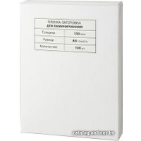 Пленка для ламинирования BRAUBERG A5 150 мкм 100 шт 531783 (глянцевый, прозрачный)