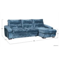 Угловой диван Асмана Форест 160x80 (Plush Lagoon)