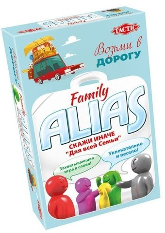 Карточная игра Tactic Family Alias. Скажи иначе. Для всей семьи 2 58777
