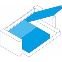 Угловой диван Сириус Лидер-6 с оттоманкой НПБ 300x165 (Eva 19 велюр темно-зеленый)