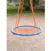 Подвесные качели Чудесный Сад Корзинка-Паутинка 035.5 (синий/красный)