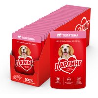 Консервированный корм для собак Дарлинг Телятина в подливе 75 г