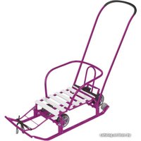 Санки Nika Тимка 5 универсал (сиреневый/белый) в Лиде