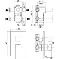 Смеситель Paffoni Elle EL019CR