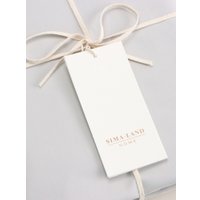 Простыня Sima-Land Перкаль на резинке 200x200 10445211 (серый)