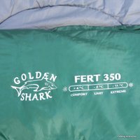 Спальный мешок GOLDEN SHARK Fert 350 (молния слева, зеленый)