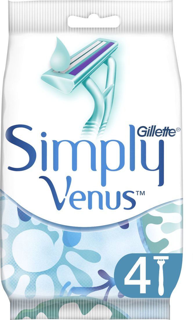 

Бритвенный станок Gillette Simply Venus 2 (4 шт) 3014260246693