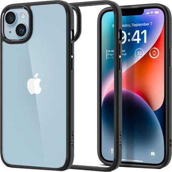 Чехол для телефона Spigen Ultra Hybrid iPhone 14 Plus ACS04895 (matte black)