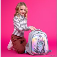 Школьный рюкзак Grizzly RAz-286-2 (серый)