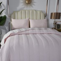 Набор текстиля для спальни Sofi De MarkO Саломея 230х250 Пок-Сл-230х250пд (пудровый)