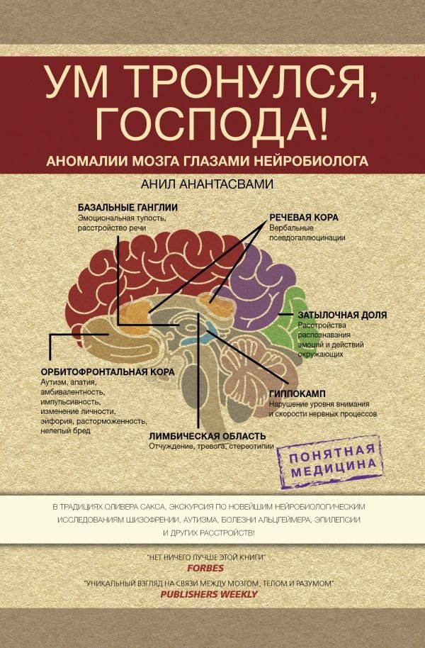 

Книга издательства АСТ. Ум тронулся, господа! Аномалии мозга глазами нейробиолога (Анантасвами Анил)