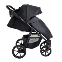 Универсальная коляска Pituso Tossa 2 в 1 (кожа, black)
